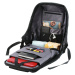 CANYON batoh proti zlodějům, pro 15.6" ntb, integrovaný USB konektor, černo-šedá - CNS-CBP5BG9