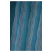 Dekorační záclona s poutky režného vzhledu DERBY tyrkysová 140x260 cm (cena za 1 kus) France