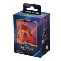 Disney lorcana shimmering skies - krabička na karty aladdin