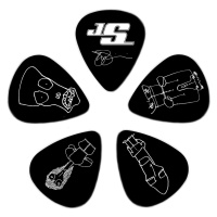 D'Addario Joe Satriani Guitar Picks White Heavy