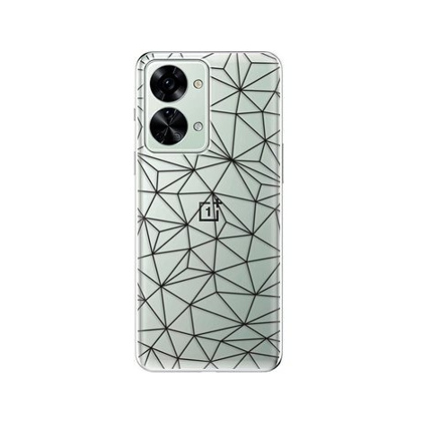 iSaprio Abstract Triangles 03 pro black pro OnePlus Nord 2T 5G