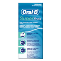 Oral-B Super Floss dentální nit s odměřenými vlákny 50 ks