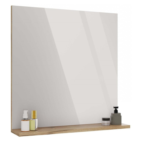 TP Living Koupelnové zrcadlo s poličkou Voke 60 cm dub evoke