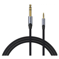 Kabel Vention 3.5mm TRS Male to 6.35mm Male Audio Cable 1m BAUHF Gray