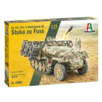 Model Kit tank 7080 - Sd. Kfz. 251/1 Wurfrahmen Stuka zu Fuss (1:72)