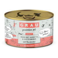 Grey Cat kuřecí maso s mrkví a šantou kočičí 24 × 200 g