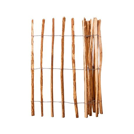 Laťkový plot lískové dřevo 120 × 250 cm SHUMEE