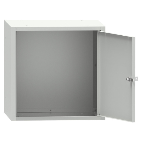 Uzamykatelný box, v x š x h 450 x 450 x 426 mm, světlá šedá