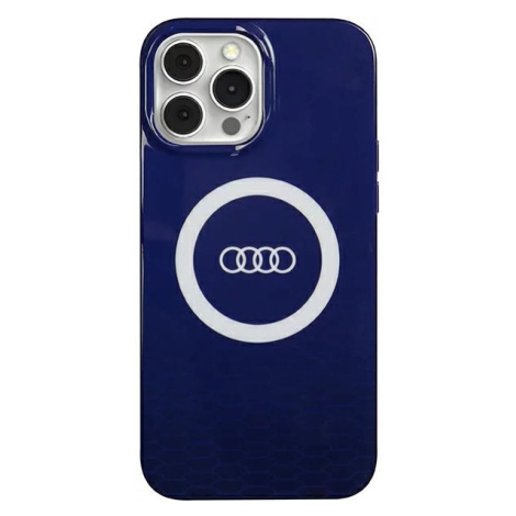 Kryt Audi IML Big Logo MagSafe Case iPhone 13 Pro Max 6.7" navy blue hardcase AU-IMLMIP13PM-Q5/D