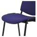 Konferenční židle ISO černá/modrá