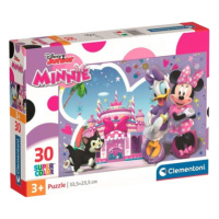 Clementoni - Puzzle 30 Disney Minnie: Dort k narozeninám