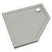 Vanička pětiúhelníkový Caspar New Cement Stone 80x80x5 - 3.2397/CT/ST