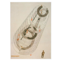 Moholy-Nagy, Laszlo - Obrazová reprodukce Kinetic Construction, (30 x 40 cm)