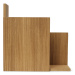 Ferm Living designové police Stagger Shelf Square