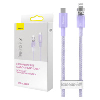 Kabel Fast Charging cable Baseus USB-C to Lightning Explorer Series 2m, 20W, purple (69321726290