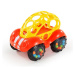 OBALL - Hračka autíčko Rattle & Roll™, červené, 3m+