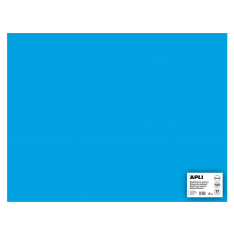 APLI sada barevných papírů, A2+, 170 g, nebesky modrý - 25 ks