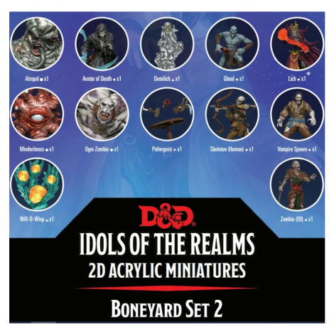 WizKids D&D Idols of the Realms: Boneyard: 2D Set 2