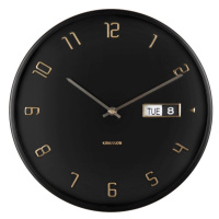 Karlsson 5953BK designové nástěnné hodiny 30 cm