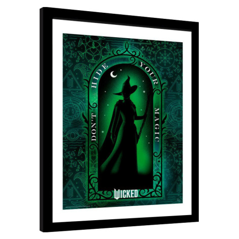 Obraz na zeď - Wicked - Don't Hide Your Magic, 34.3 × 44.5 cm ABY STYLE