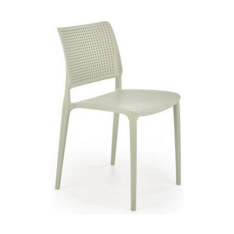 HALMAR Plastová židle K514 zelená mátová
