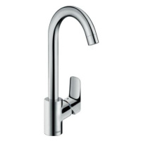 Dřezová baterie Hansgrohe Logis s otočným ramínkem chrom 71861000