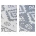 ELLE Decoration koberce Kusový koberec Gemini 106018 Silver z kolekce Elle – na ven i na doma - 