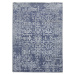 Diamond Carpets koberce Ručně vázaný kusový koberec Diamond DC-JK 1 Jeans blue/silver - 365x550 