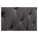 LuxD Designová postel Viviano 180 x 200 cm tmavě šedá