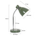 Steinhauer Stolní lampa Spring, nastavitelné rameno, zelená