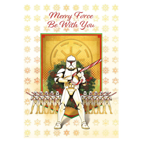 TREFL Puzzle Premium Plus Star Wars: Merry Clone Troopers 1000 dílků