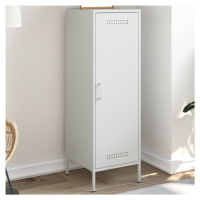 vidaXL Skříň highboard bílá 36 x 39 x 113 cm ocel