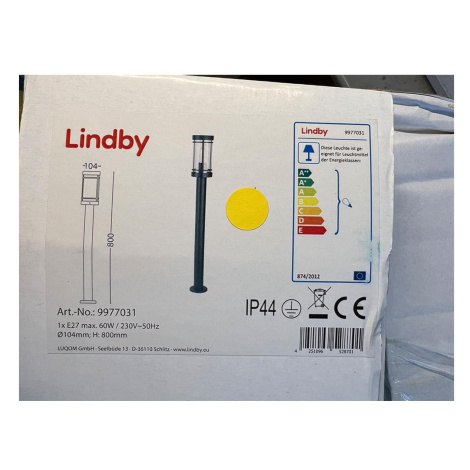 Lindby Lindby - Venkovní lampa DJORI 1xE27/60W/230V IP44