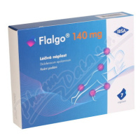 Flalgo 140 mg emp.med. 7 (7x1) léčivá náplast