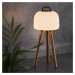 Nordlux LED stolní lampa Kettle Tripod dřevo, stínidlo 22cm