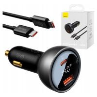 Baseus Rychlonabíječka Do Auta Usb/usb C Výkonná 140W +kabel