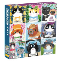 Mudpuppy Puzzle Bookish Kočky 500 dílků