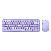 Klávesnice Wireless keyboard + mouse set MOFII Bean 2.4G (Purple)