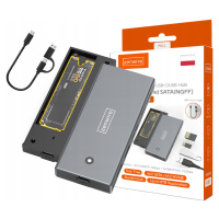 Pouzdro na Ssd M2 Nvme Pcie Sata Usb-c Tf Sd adaptér Hub Kapsa M.2