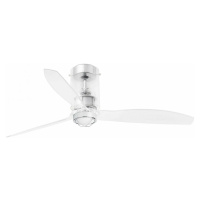 FARO MINI TUBE FAN M LED, transparentní, stropní LED ventilátor s DC motorem SMART