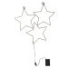 Světelná LED dekorace výška 48 cm Star Trading Stella - černá