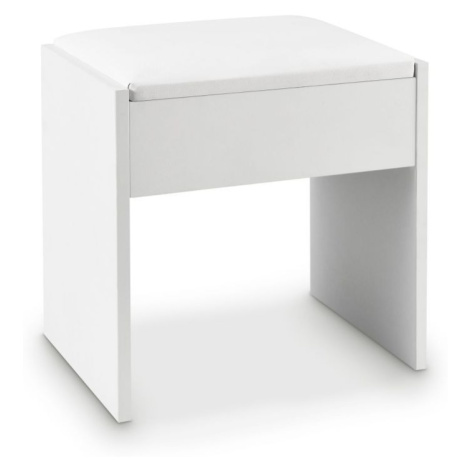 Juskys 106619 taburet bílá 45 cm