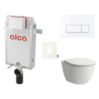 Cenově zvýhodněný závěsný WC set Alca k zazdění + WC Laufen  SIKOAL7