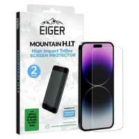 Ochranné sklo Eiger Mountain H.I.T. Screen Protector (2 Pack) for Apple iPhone 15 Plus / 15 Pro 