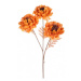 Umělá květina Chryzantéma 62 cm, terakota