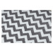 Dywany Lusczow Kulatý koberec SKETCH JACK šedý / bílý - Cikcak