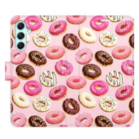 iSaprio flip pouzdro Donuts Pattern 03 pro Samsung Galaxy A34 5G