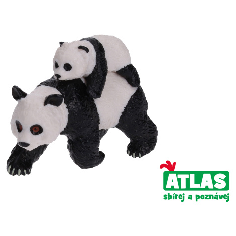 D - Figurka Panda s mládětem ATLAS