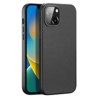 Kožené pouzdro Dux Ducis Grit pro iPhone 14 Plus elegantní kryt z umělé kůže (kompatibilní s Mag