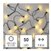 EMOS LED vánoční řetěz Cone s programy 9,8 m teplá bílá